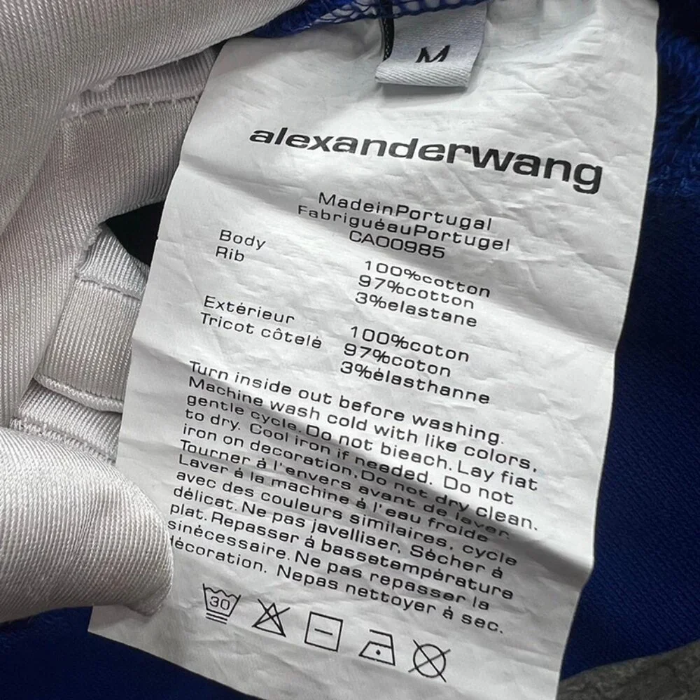 Alexander Wang Blue Women's Long-Sleeved Top - Picture 7 of 9